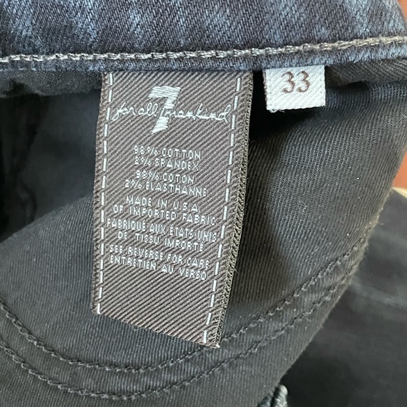 7 For All Mankind Men’s Rhigby Jeans Dark Wash Size 33 - Picture 9 of 9